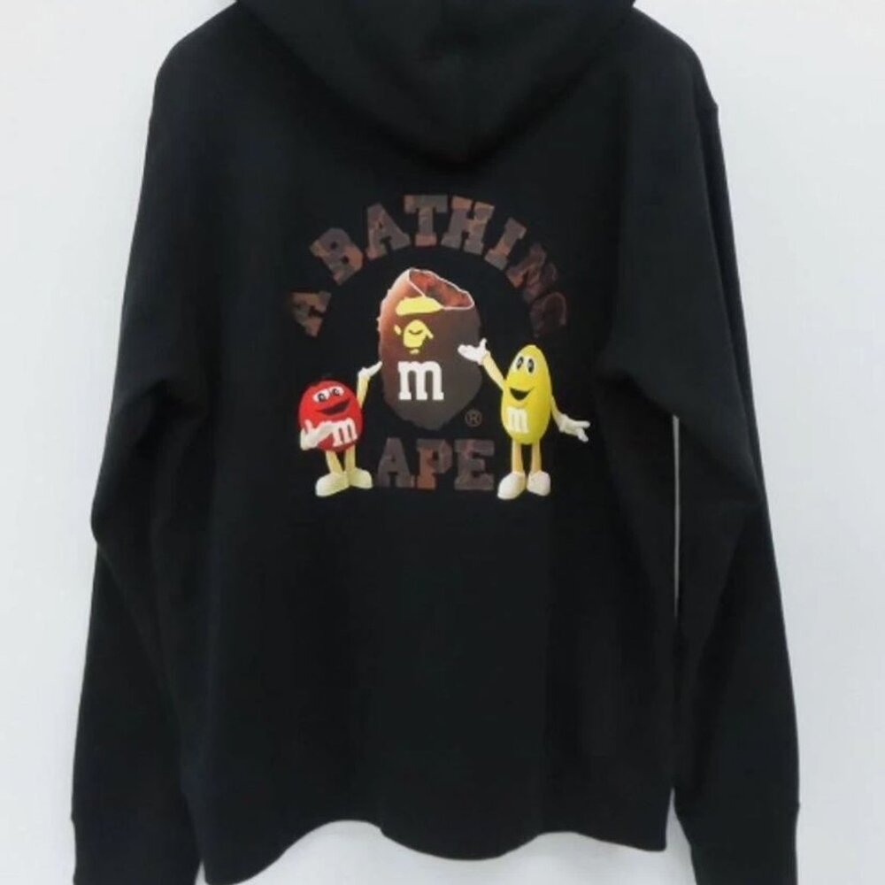 NWT BAPE & M&Ms Collab Special Edition Hoodie Sweatshirt A Bathing Ape Size M